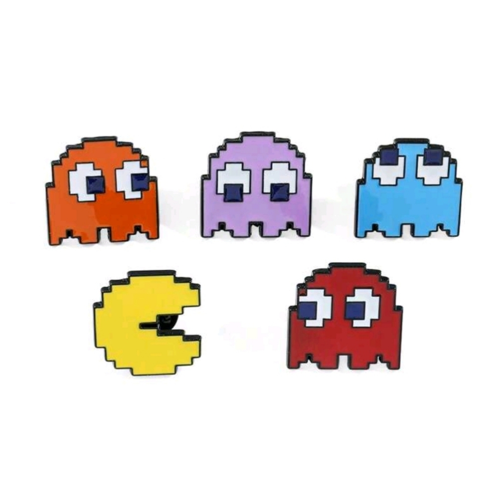 5 pc Pac Man Pins